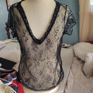 Old Navy Black Lace Camisole
